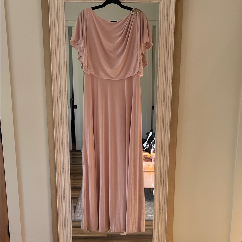 Jenny Yoo Maracaine Pink Evening Gown Size 16 - Picture 2 of 11